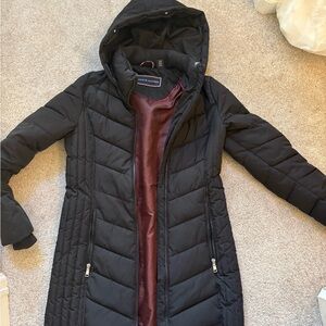 Tommy Hilfiger Black Hooded Puffer Jacket